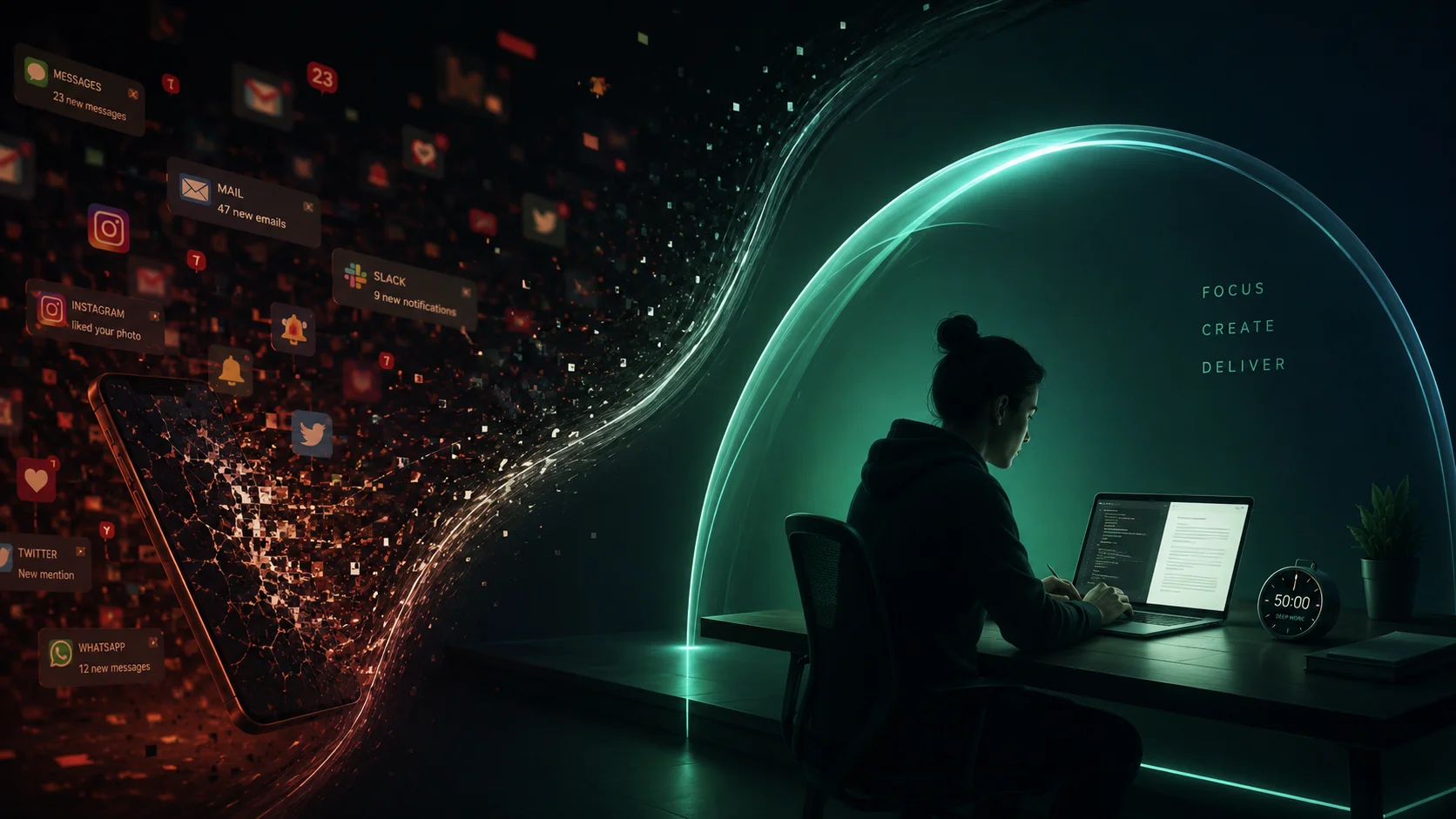 Deep Work vs Shallow Work: How to Focus in a Distracted World featured image