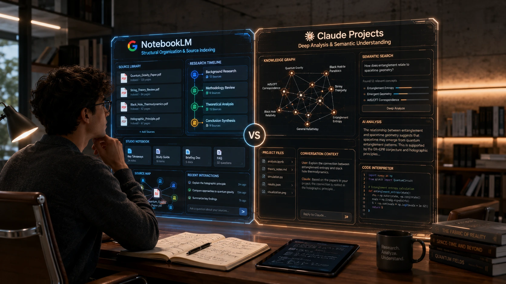 NotebookLM vs Claude Projects for Researchers featured image